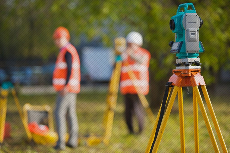 Разбивка осей здания